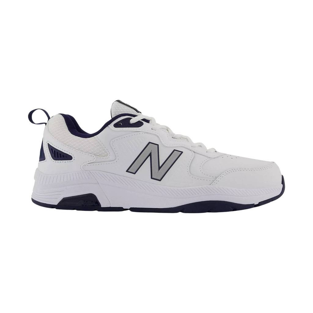 New Balance Men's 857V3 Training Shoes - White/Navy - Lenny's Shoe & Apparel
