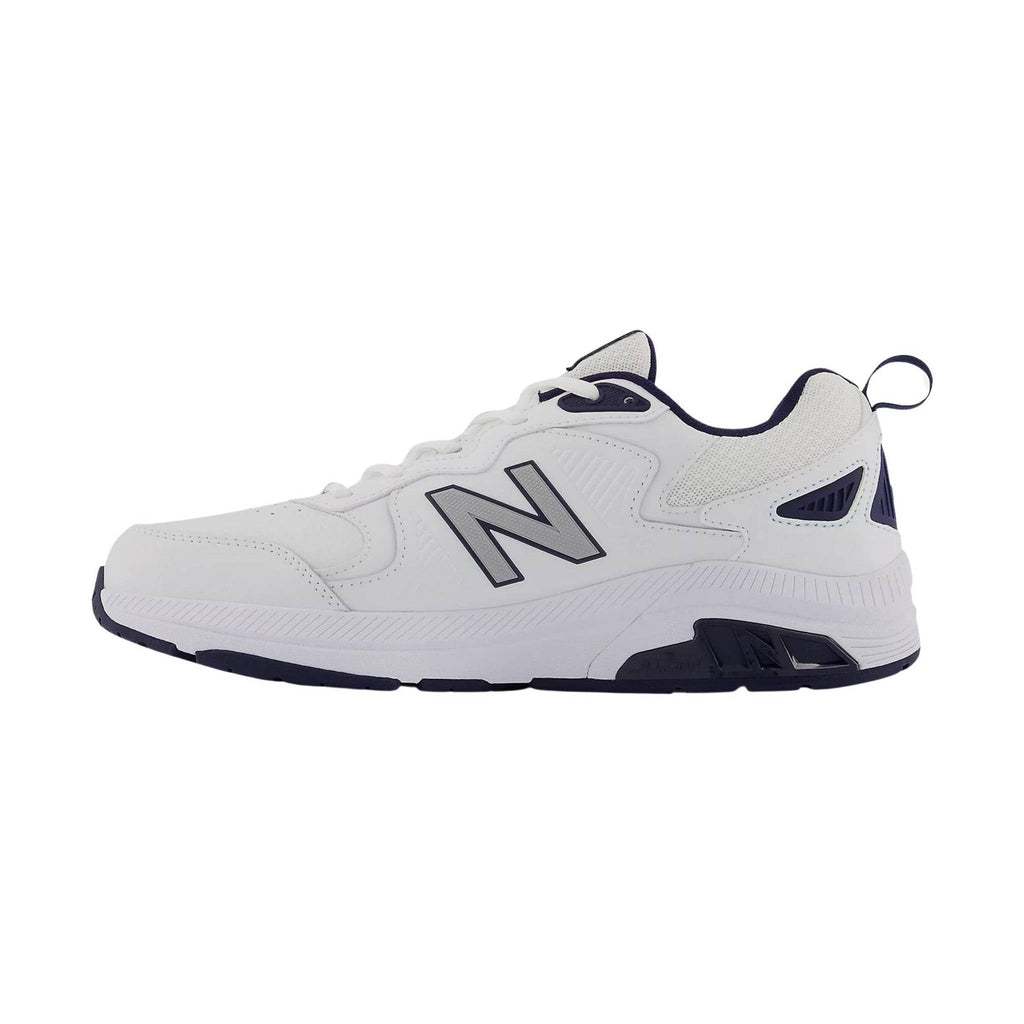 New Balance Men's 857V3 Training Shoes - White/Navy - Lenny's Shoe & Apparel