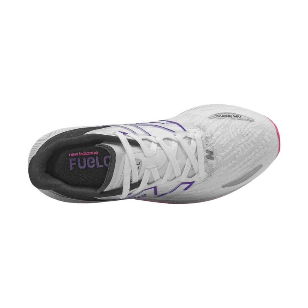 New Balance Women's FuelCell Propel v3 - White/Pink - Lenny's Shoe & Apparel