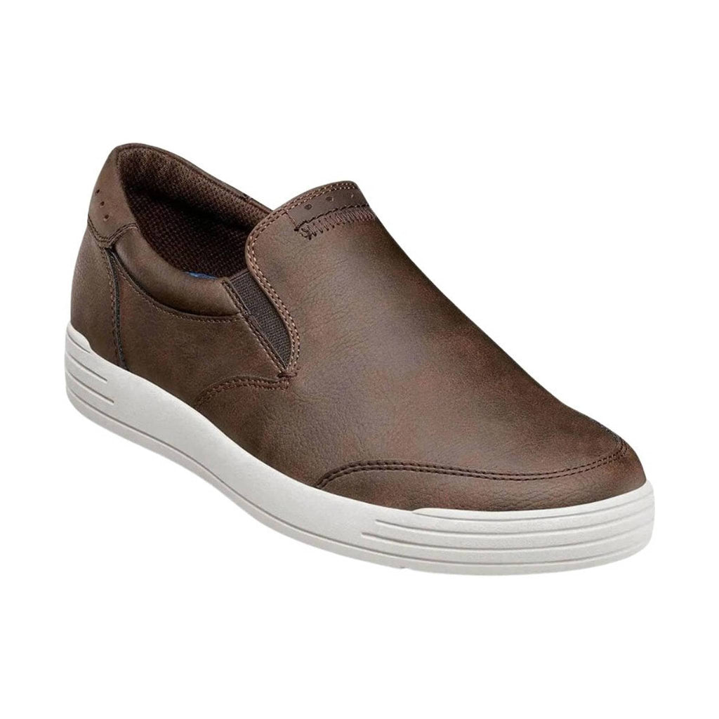 Nunn Bush Men's City Walk Slip On - Brown - Lenny's Shoe & Apparel
