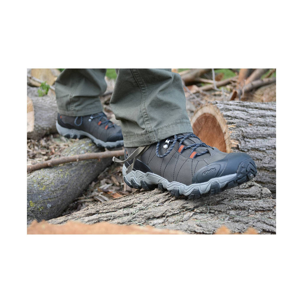 Oboz Men's Bridger Mid Waterproof Hiking Boot - Raven - Lenny's Shoe & Apparel