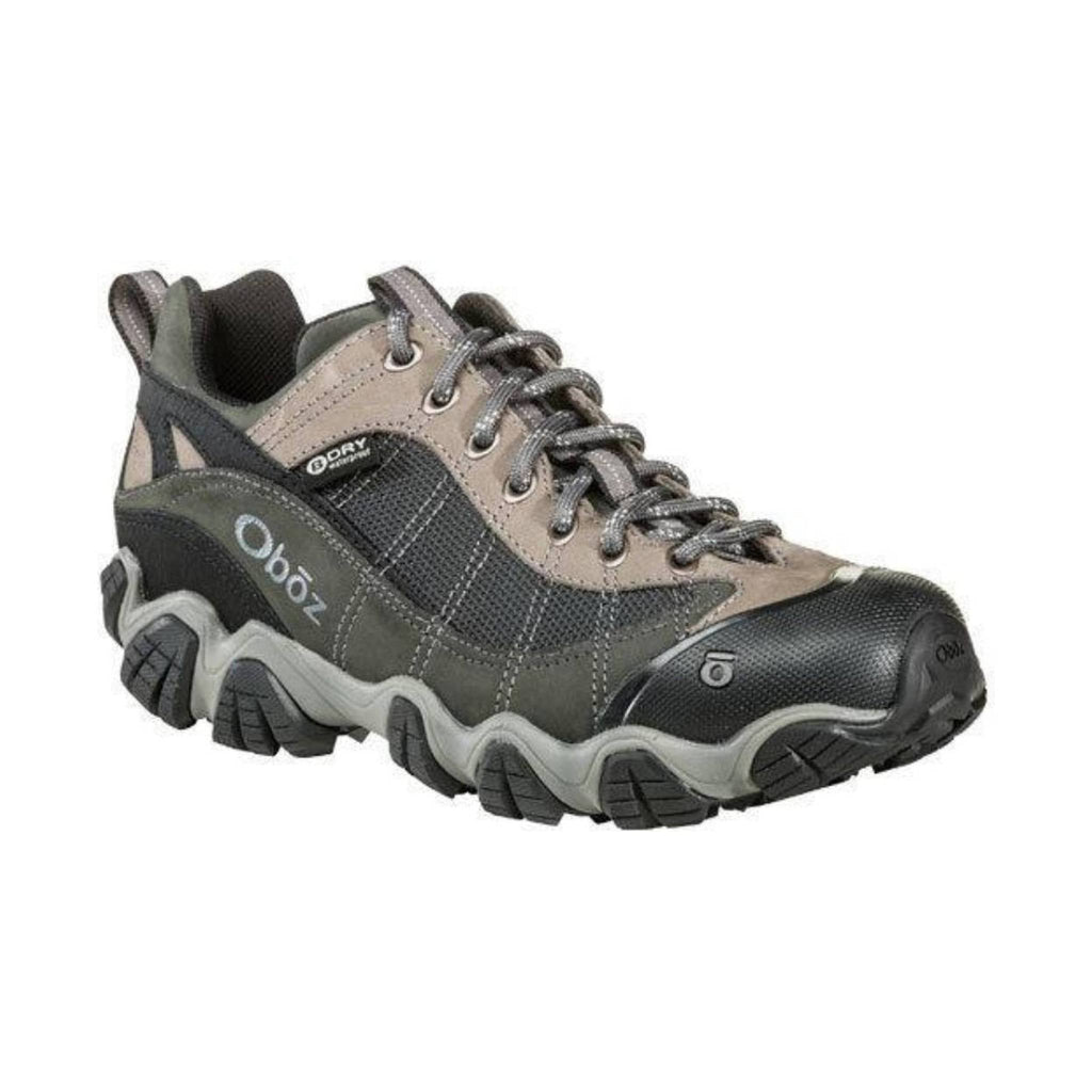 Oboz Men's Firedrand II Low Waterproof Hiking Shoe - Gray - Lenny's Shoe & Apparel