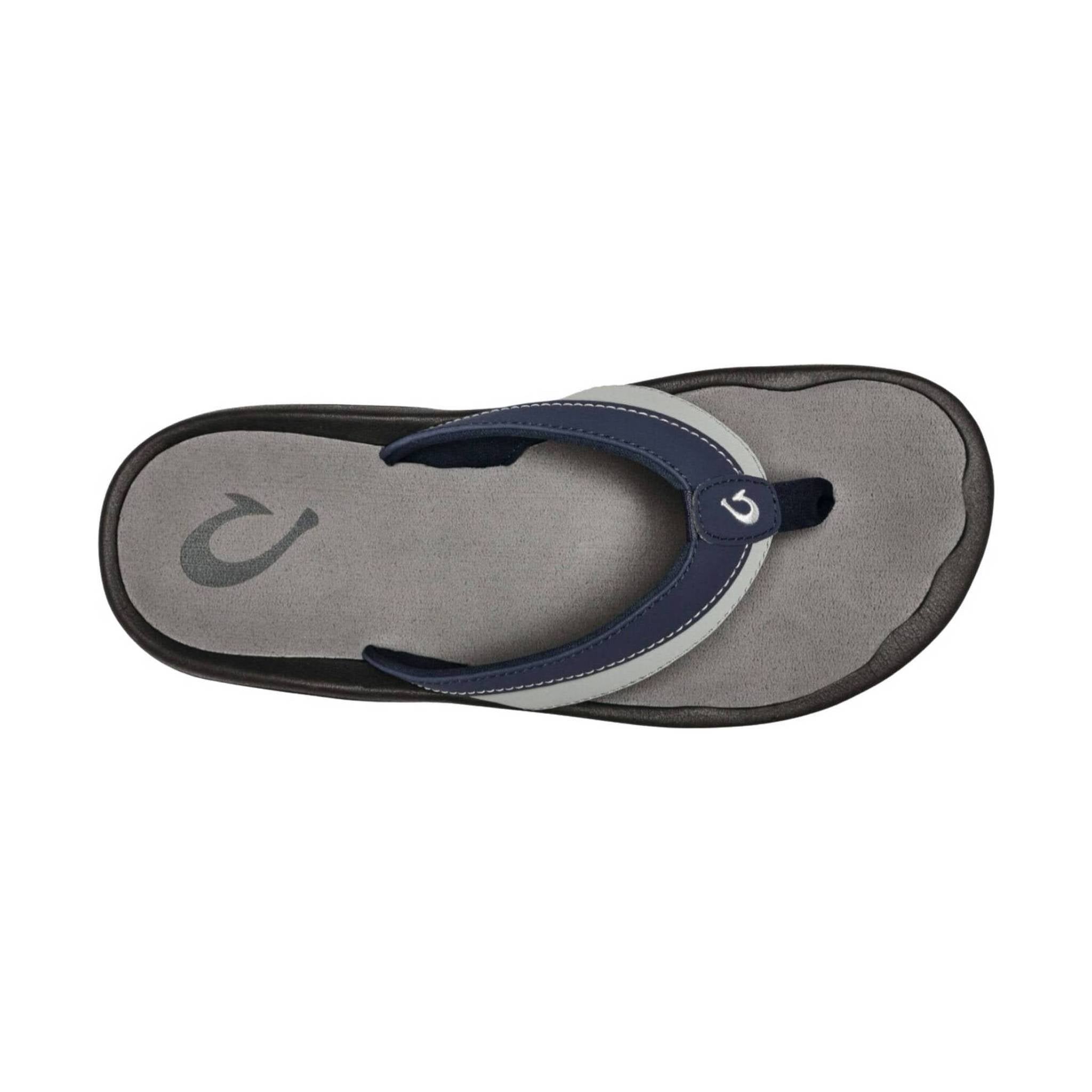OluKai Men's Ohana Koa Flip Flop Trench Blue – Lenny's Shoe