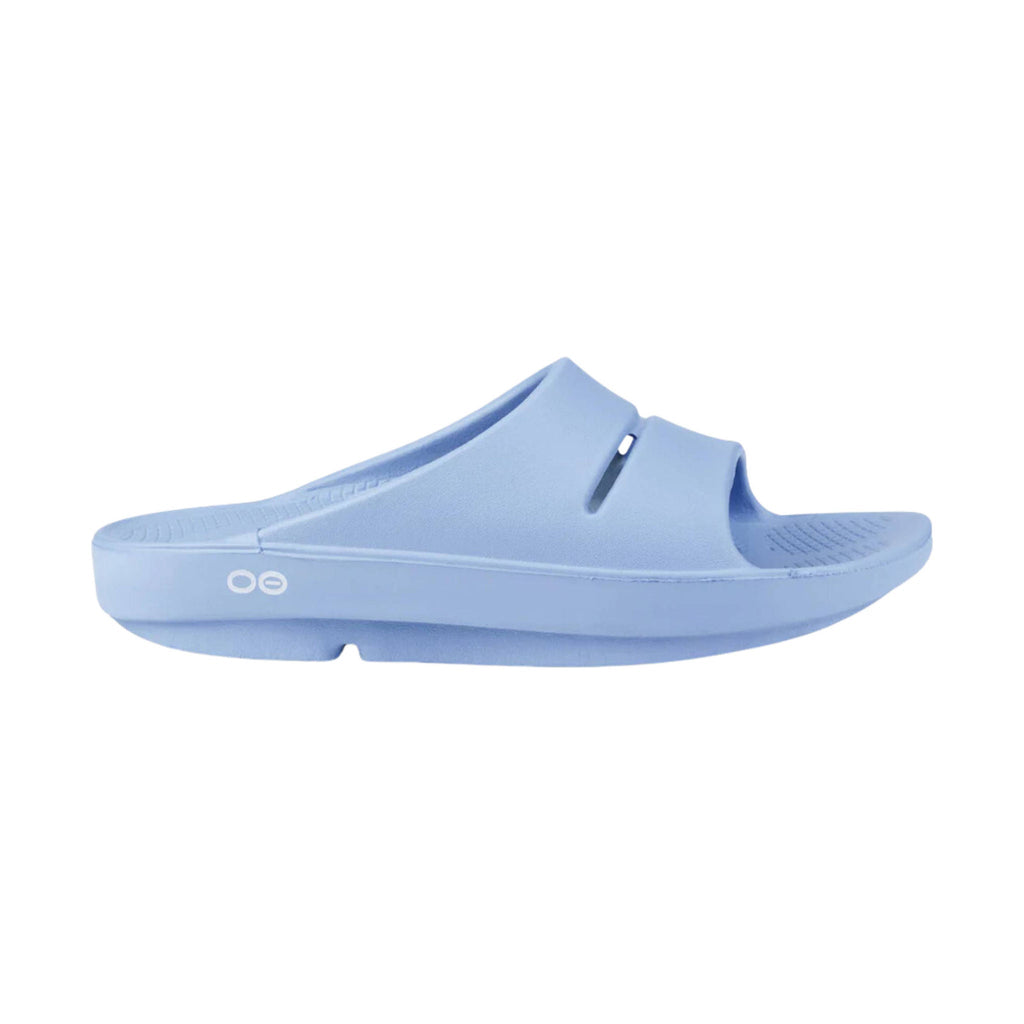 OOfos OOahh Slide - Neptune Blue - Lenny's Shoe & Apparel
