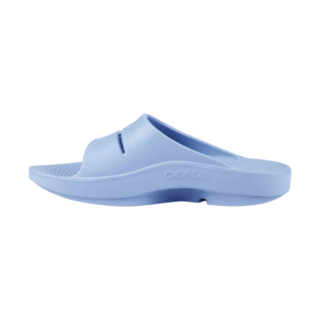 OOfos OOahh Slide - Neptune Blue - Lenny's Shoe & Apparel