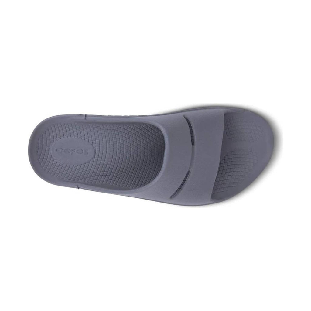 OOfos OOahh Slide - Slate - Lenny's Shoe & Apparel