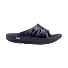 OOfos Women's OOahh Limited Slide - Black/Grey Camo - Lenny's Shoe & Apparel