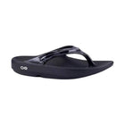 OOfos Women's OOlala Limited Flip Flops - Black/Grey Camo - Lenny's Shoe & Apparel
