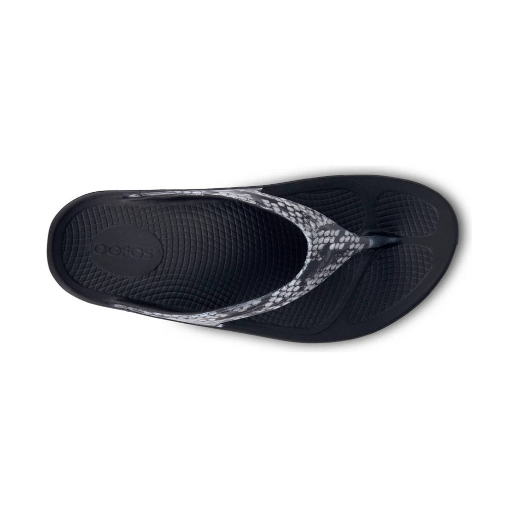 OOfos Women's OOlala Limited Flip Flops - Snake - Lenny's Shoe & Apparel