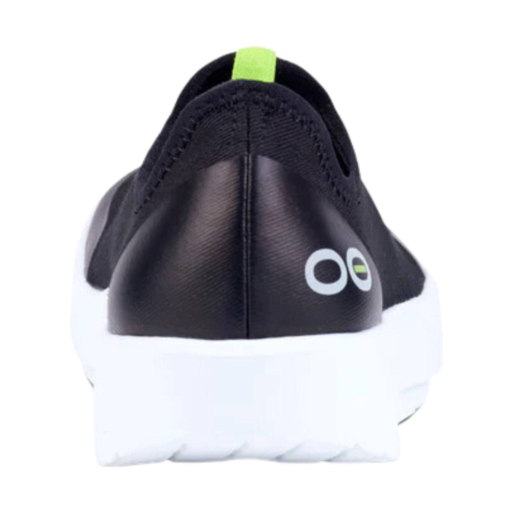 OOfos Women's OOmg Eezee Low Shoe - White/Black - Lenny's Shoe & Apparel
