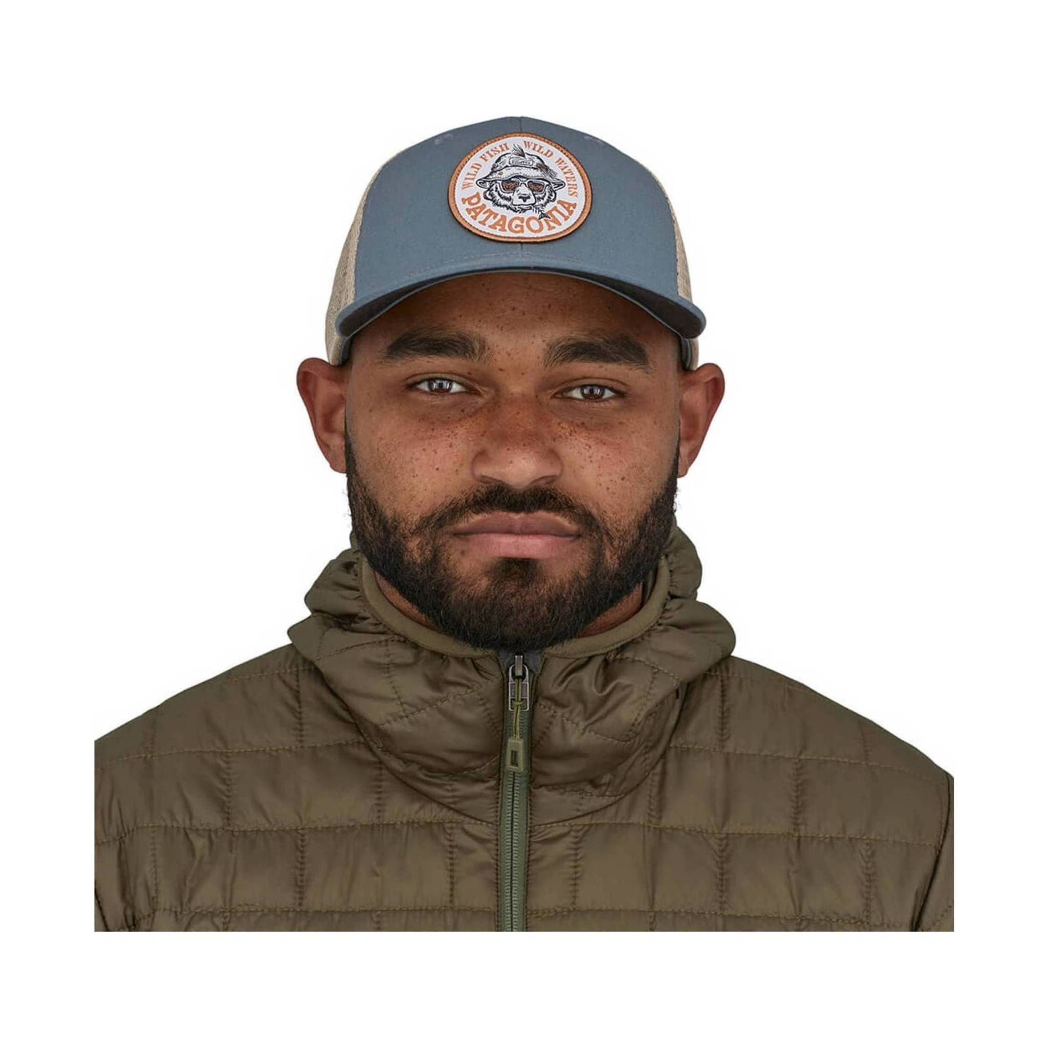 plume grey patagonia hat