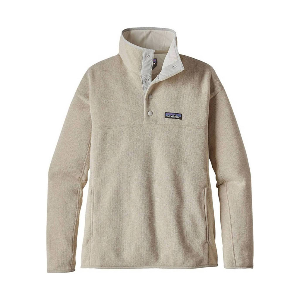 Patagonia Women's Lightweight Better Sweater Marsupial Pullover - Bleached Stone - Lenny's Shoe & Apparel