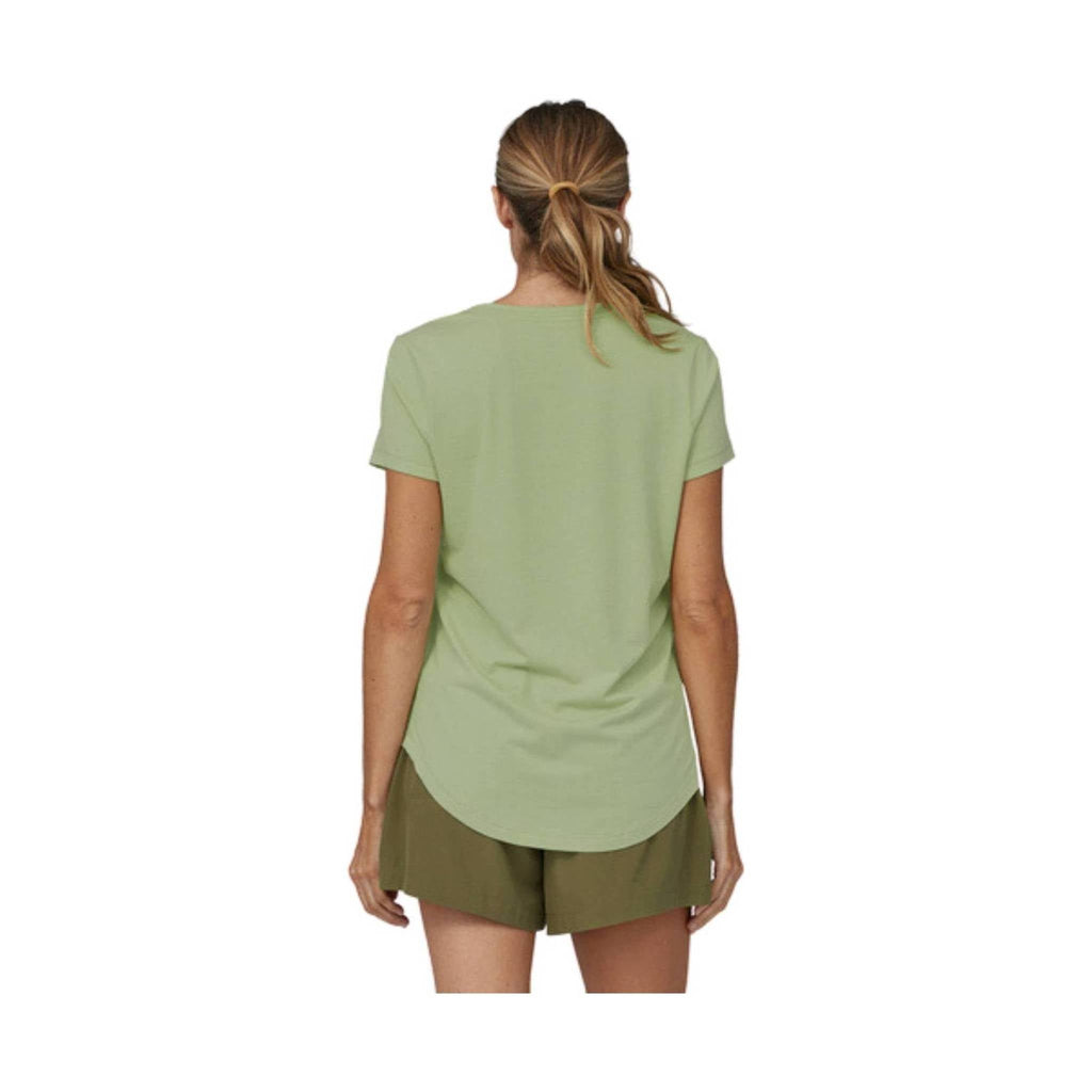Patagonia Women's Side Current Tee - Salvia Green - Lenny's Shoe & Apparel