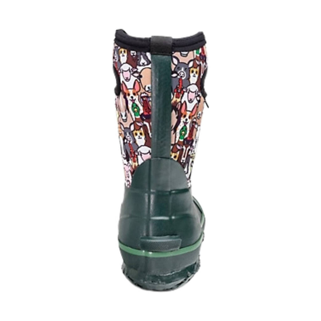 Perfect Storm Women's Barnyard Fun Mid Rain Boots - Green Mutli - Lenny's Shoe & Apparel