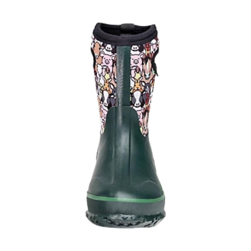 Perfect Storm Women's Barnyard Fun Mid Rain Boots - Green Mutli - Lenny's Shoe & Apparel