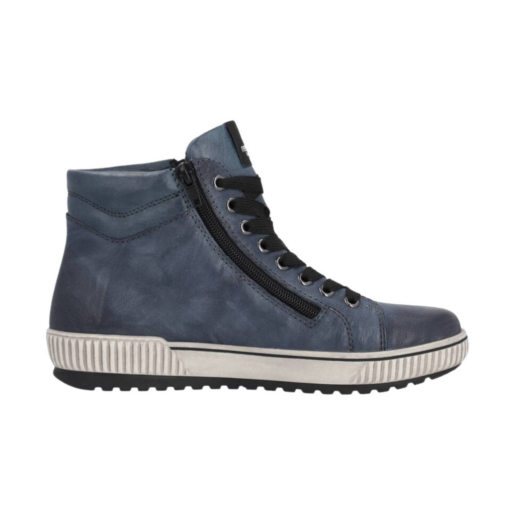 Remonte Women's Zipper Boots - Blue - Lenny's Shoe & Apparel