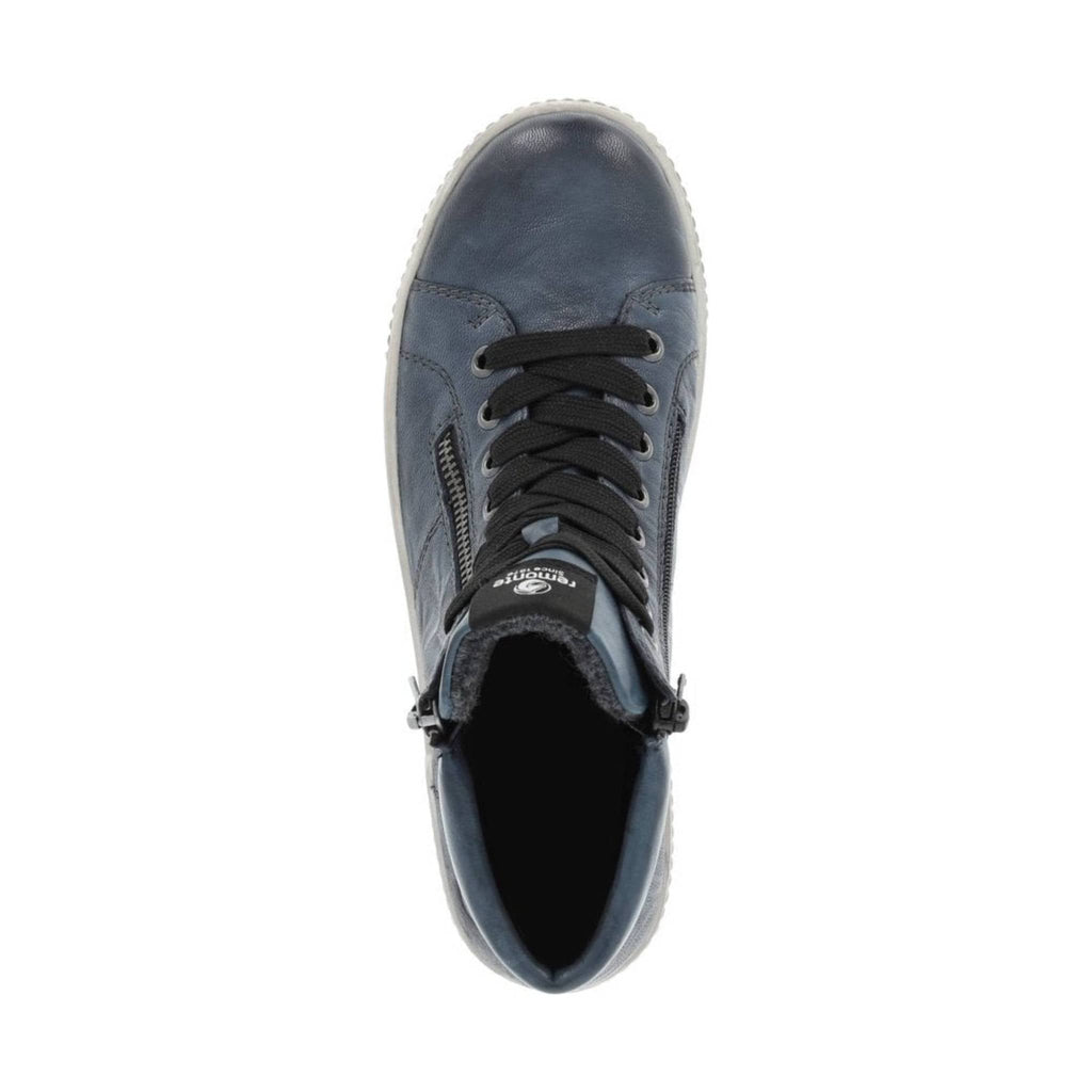 Remonte Women's Zipper Boots - Blue - Lenny's Shoe & Apparel