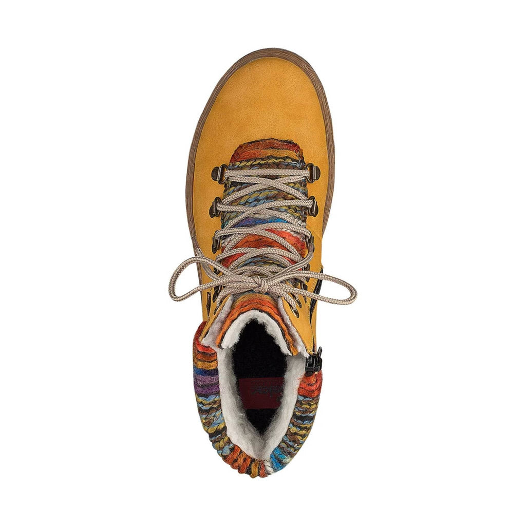 Rieker Women's Felicitas Boots - Yellow - Lenny's Shoe & Apparel