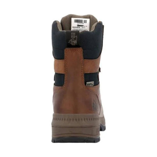 Rocky Men's Worksmart 8 Inch Composite Toe Work Boots - Crazy Horse - Lenny's Shoe & Apparel