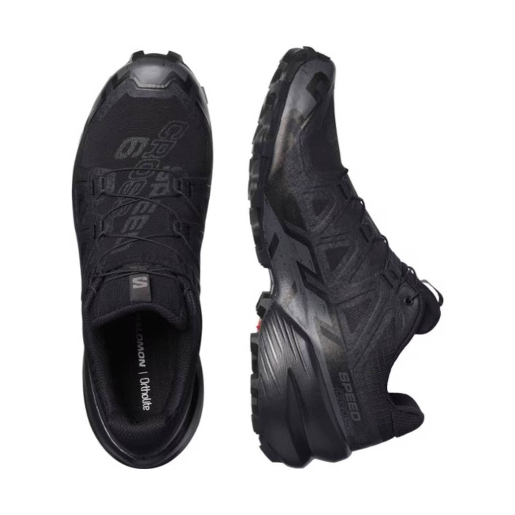 Salomon Men's Speedcross 6 Trail Running Shoes - Black/Phantom - Lenny's Shoe & Apparel
