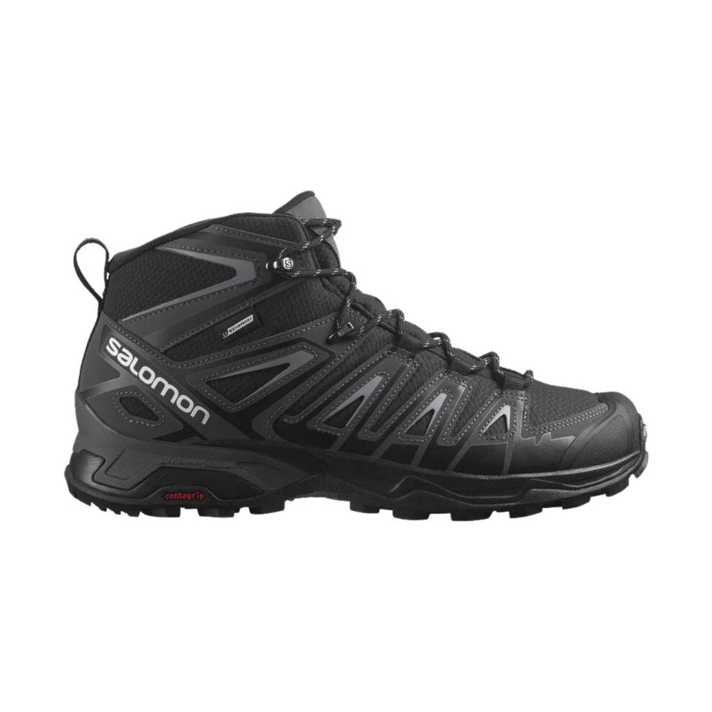 Salomon Men's X Ultra Pioneer Mid Waterproof Hiking Boots - Black/Magnet/Monument - Lenny's Shoe & Apparel