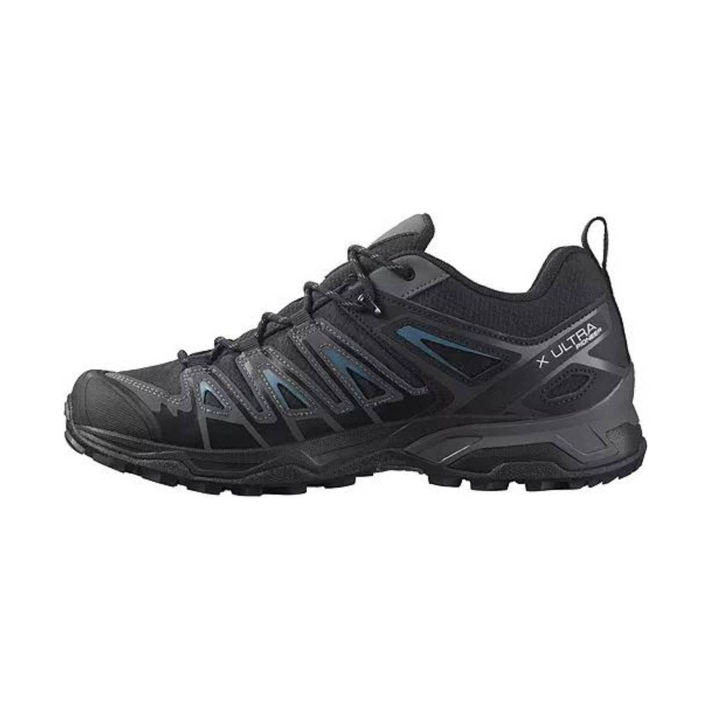 Salomon Men's X Ultra Pioneer Waterproof Hiking Shoes - Black/Magnet/Bluesteel - Lenny's Shoe & Apparel