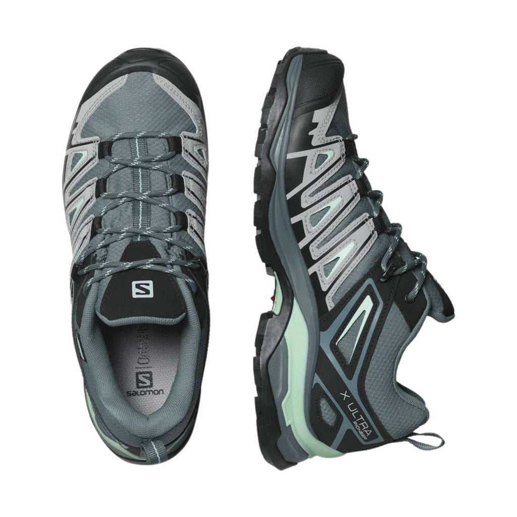 Salomon Women's X Ultra Pioneer Waterproof Hiking Shoes - Stormy Weather - Lenny's Shoe & Apparel