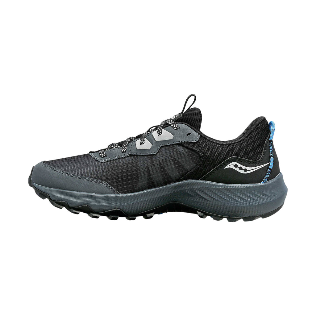 Saucony Men's Aura TR GTX Running Shoes - Shadow/Black - Lenny's Shoe & Apparel
