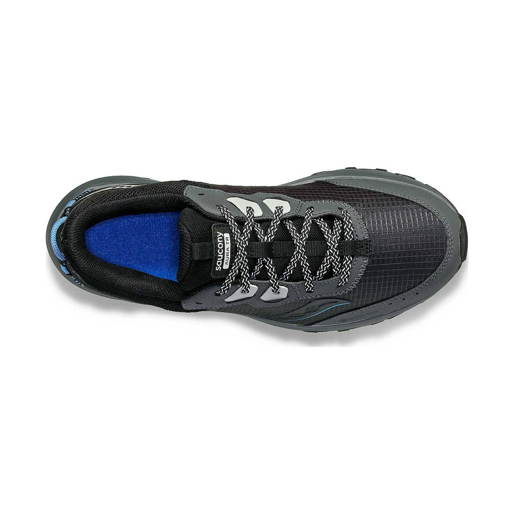 Saucony Men's Aura TR GTX Running Shoes - Shadow/Black - Lenny's Shoe & Apparel