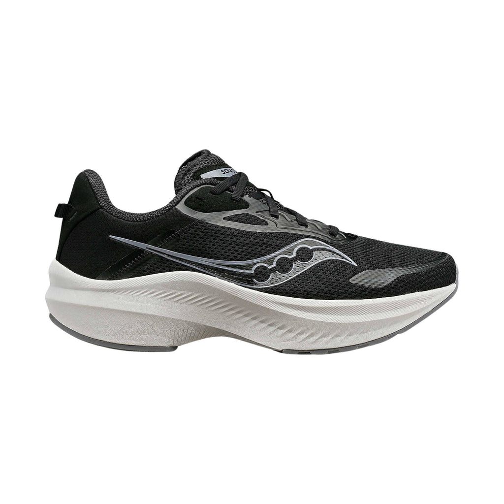 Saucony Men's Axon 3 Running Shoes - Black/Grey - Lenny's Shoe & Apparel
