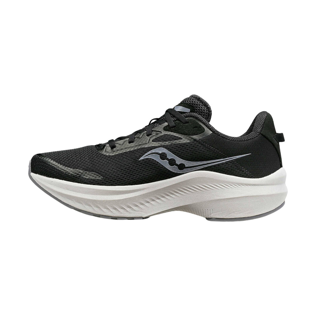 Saucony Men's Axon 3 Running Shoes - Black/Grey - Lenny's Shoe & Apparel