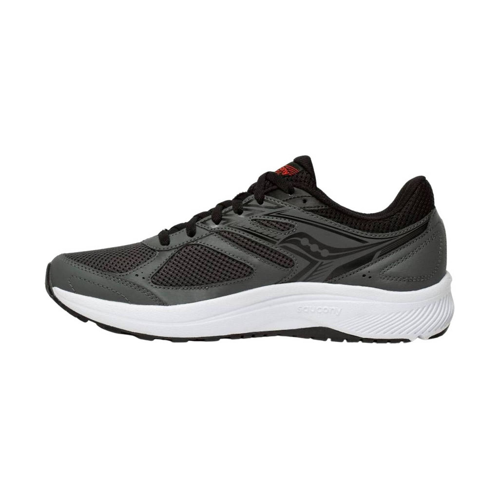 Saucony Men's Cohesion 14 Running Shoes - Charcoal/Flame - Lenny's Shoe & Apparel
