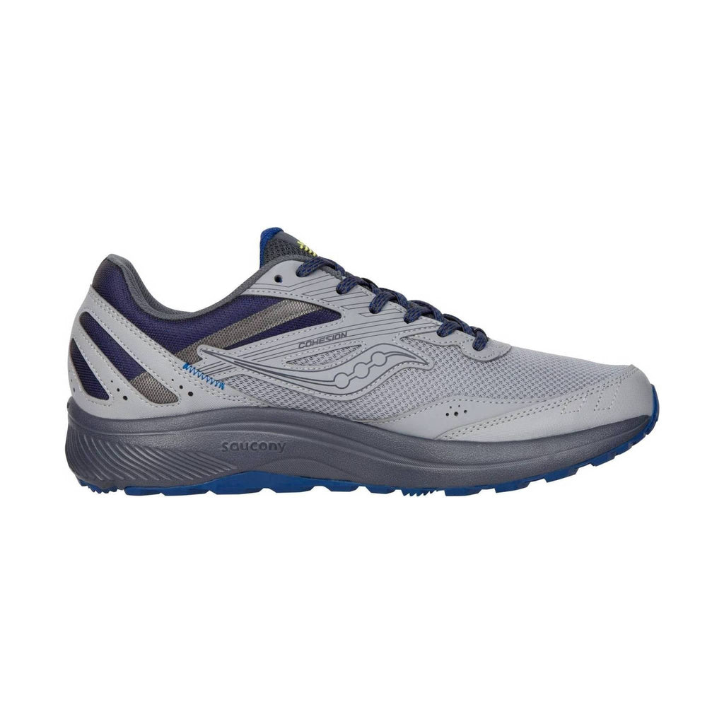 Saucony Men's Cohesion TR15 Trail Running Shoes - Alloy/Sapphire - Lenny's Shoe & Apparel
