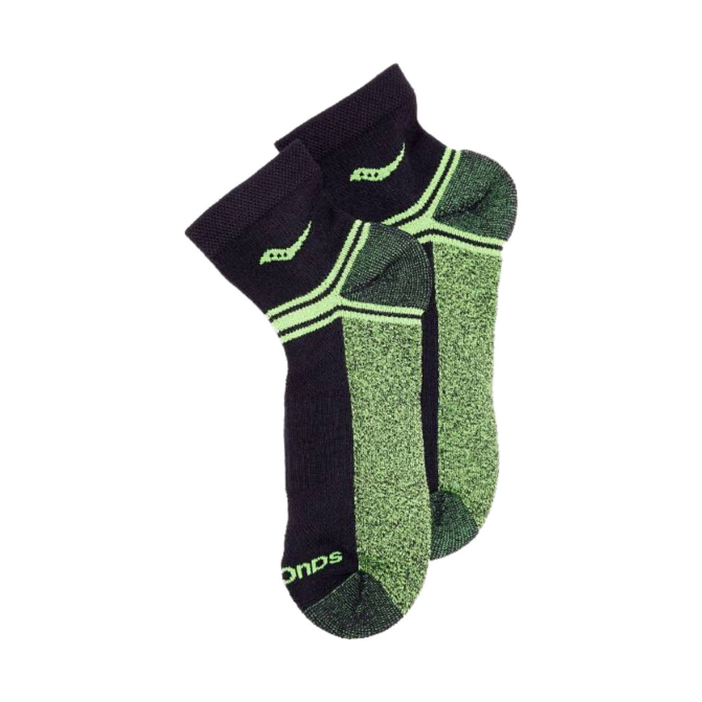 Saucony Men's Inferno Quarter 3 Pack Socks - Bright Future - Lenny's Shoe & Apparel
