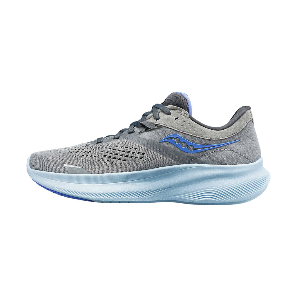 Saucony Women's Ride 16 Running Shoes - Fossil/Pool - Lenny's Shoe & Apparel