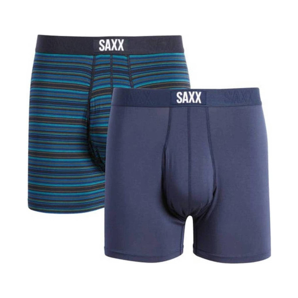 SAXX Men's Ultra Soft 2 Pack Boxer Brief - Mirage Stripe - Lenny's Shoe & Apparel