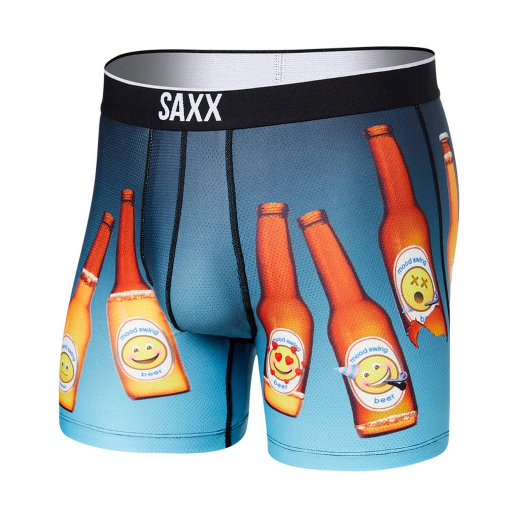 SAXX Men's Vibe Boxer Brief - Bad Morning Blue