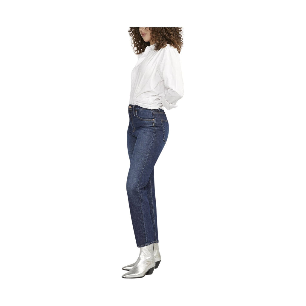 Silver Jeans Women's Highly Desirable High Rise Slim Straight Leg Jeans - Indigo - Lenny's Shoe & Apparel
