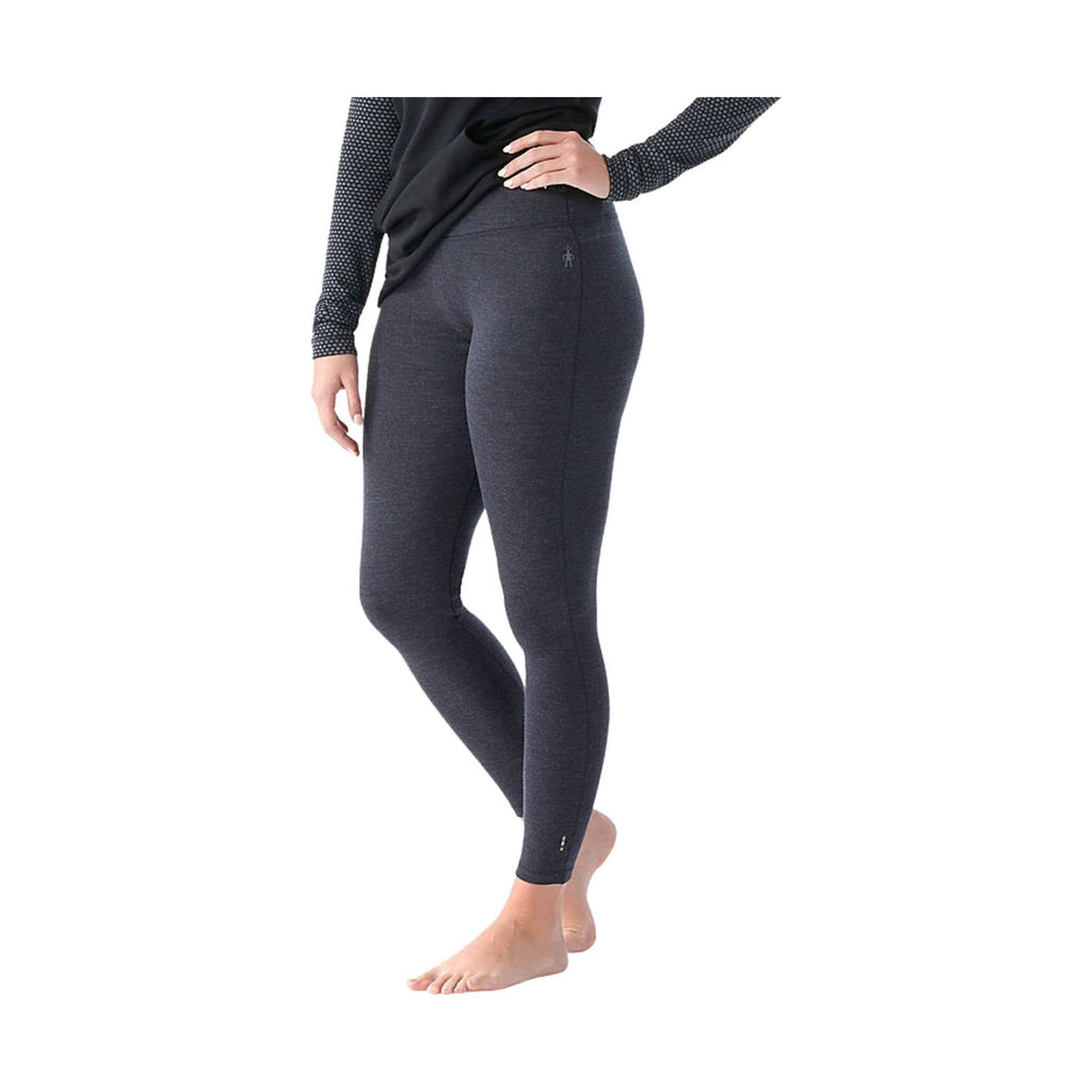 Smartwool Women's Thermal Merino Base Layer Bottom - Charcoal Heather - Lenny's Shoe & Apparel