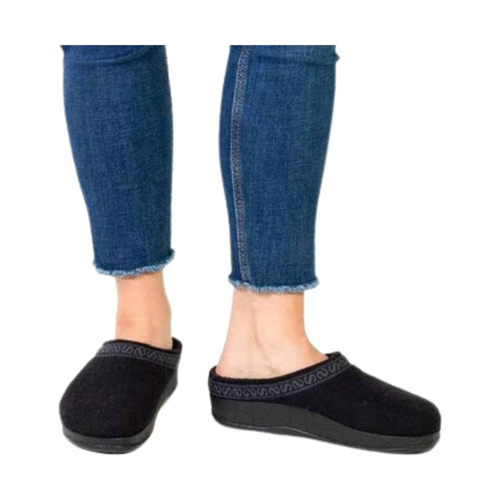 Stegmann Women's WoolFlex Clog - Black - Lenny's Shoe & Apparel