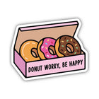 Sticker Northwest Donut Worry Be Happy - Lenny's Shoe & Apparel