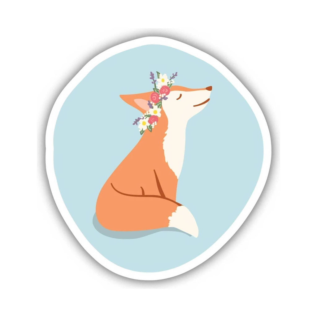 Sticker Northwest Flower Fox - Lenny's Shoe & Apparel