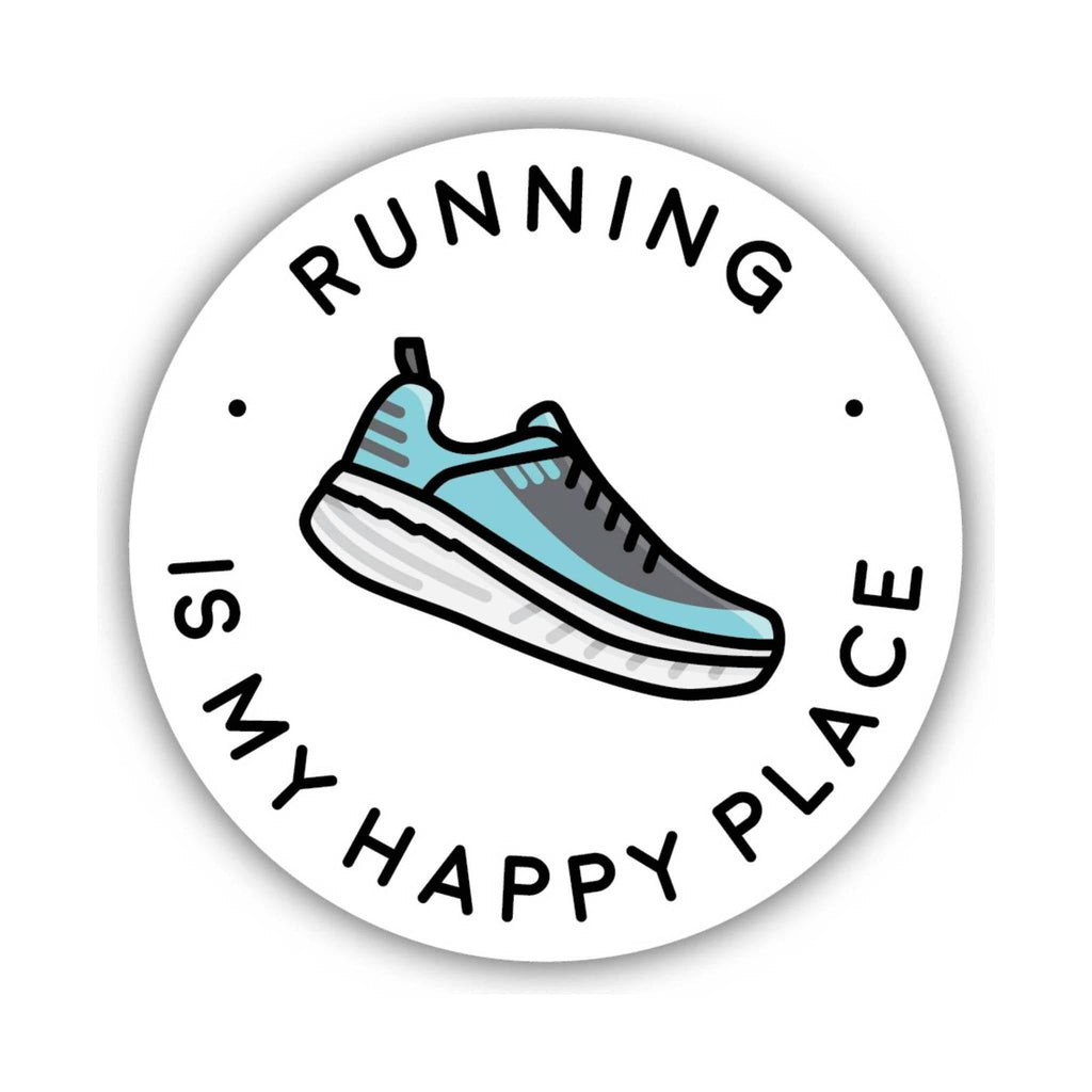 Sticker Northwest Happy Place Running Shoe - Lenny's Shoe & Apparel