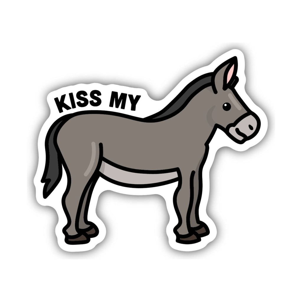 Sticker Northwest Kiss My Donkey - Lenny's Shoe & Apparel