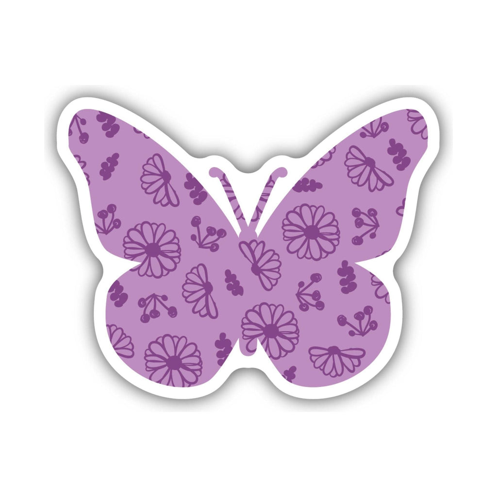 Stickers Northwest Floral Butterfly Sticker - Lenny's Shoe & Apparel