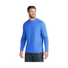 Tasc Men's Carrollton Heather Long Sleeve Shirt - Imperial Blue Heather - Lenny's Shoe & Apparel