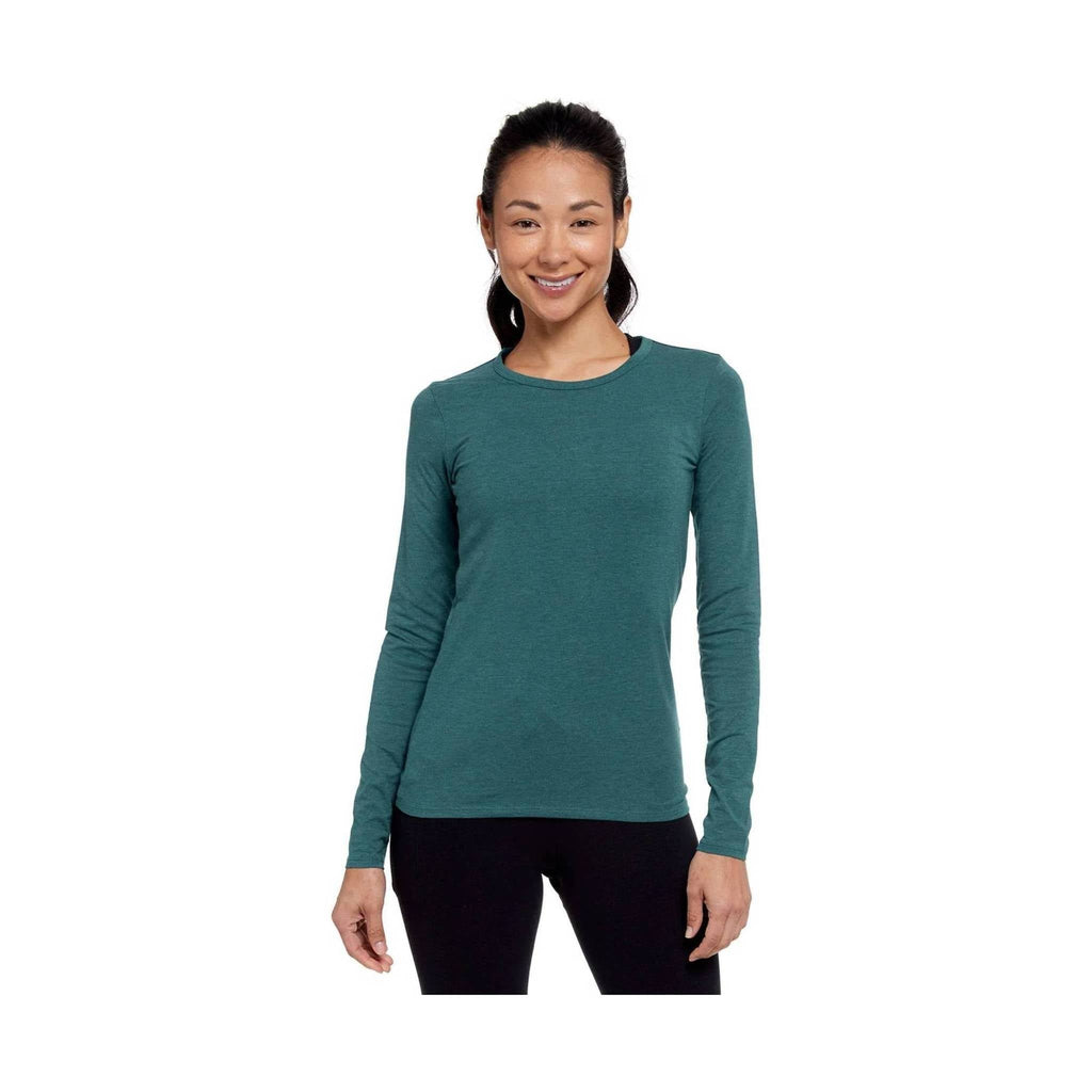 Tasc Women's Nola Long Sleeve Shirt - Mallard Heather - Lenny's Shoe & Apparel