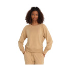Tasc Women's Varsity Sweatshirt - Camel Heather - Lenny's Shoe & Apparel