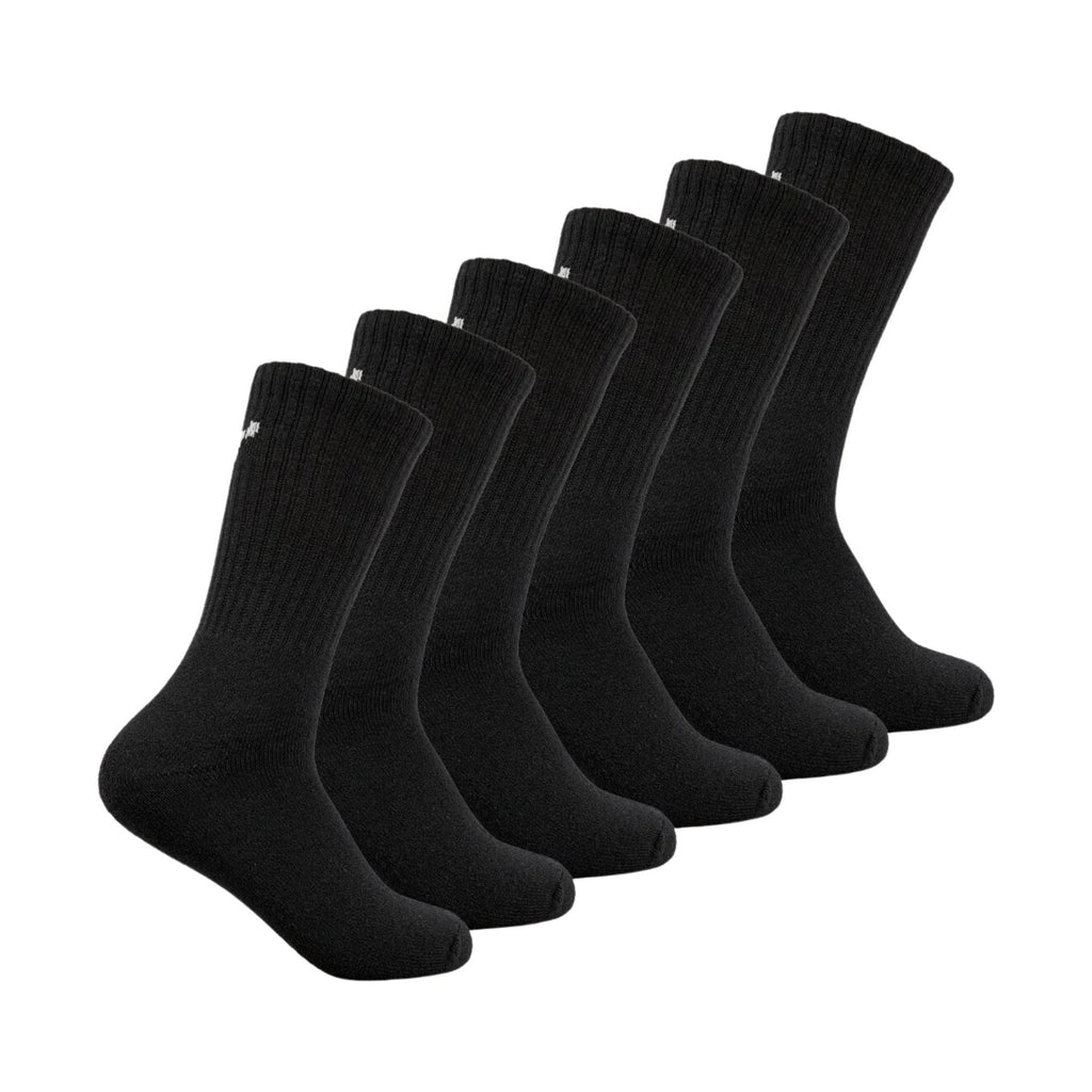 Terramar Work And Sport 6 Pack Socks - Black - Lenny's Shoe & Apparel