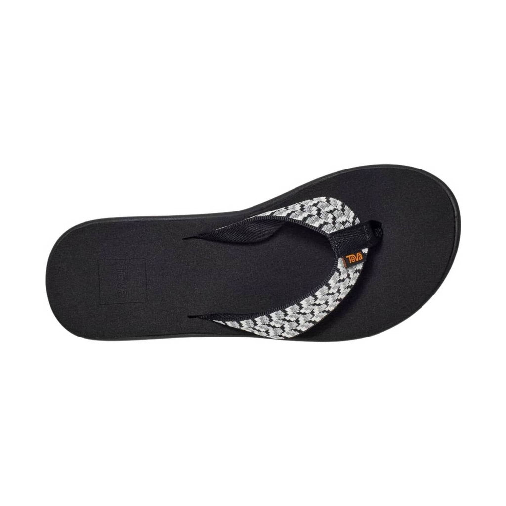 Teva Women's Voya Wedge Sandal - Paint Track Black/White - Lenny's Shoe & Apparel